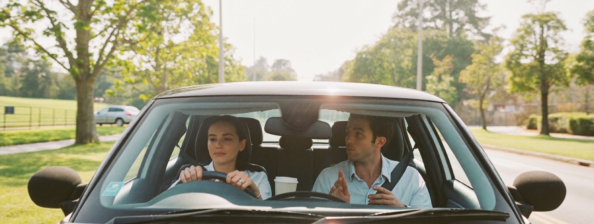 Two co-founders talking in the car, the kind of real detail only you can bring to a draft