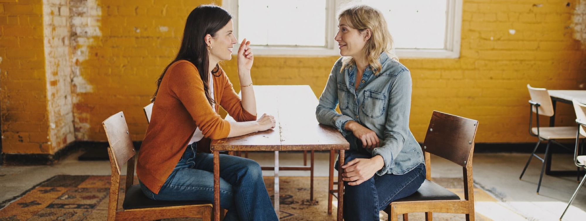 A hiring conversation run to the same questions in the same order