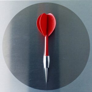 A single dart, accuracy measured rather than assumed