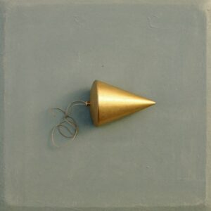 A brass plumb bob, one fixed reference to measure everything else against