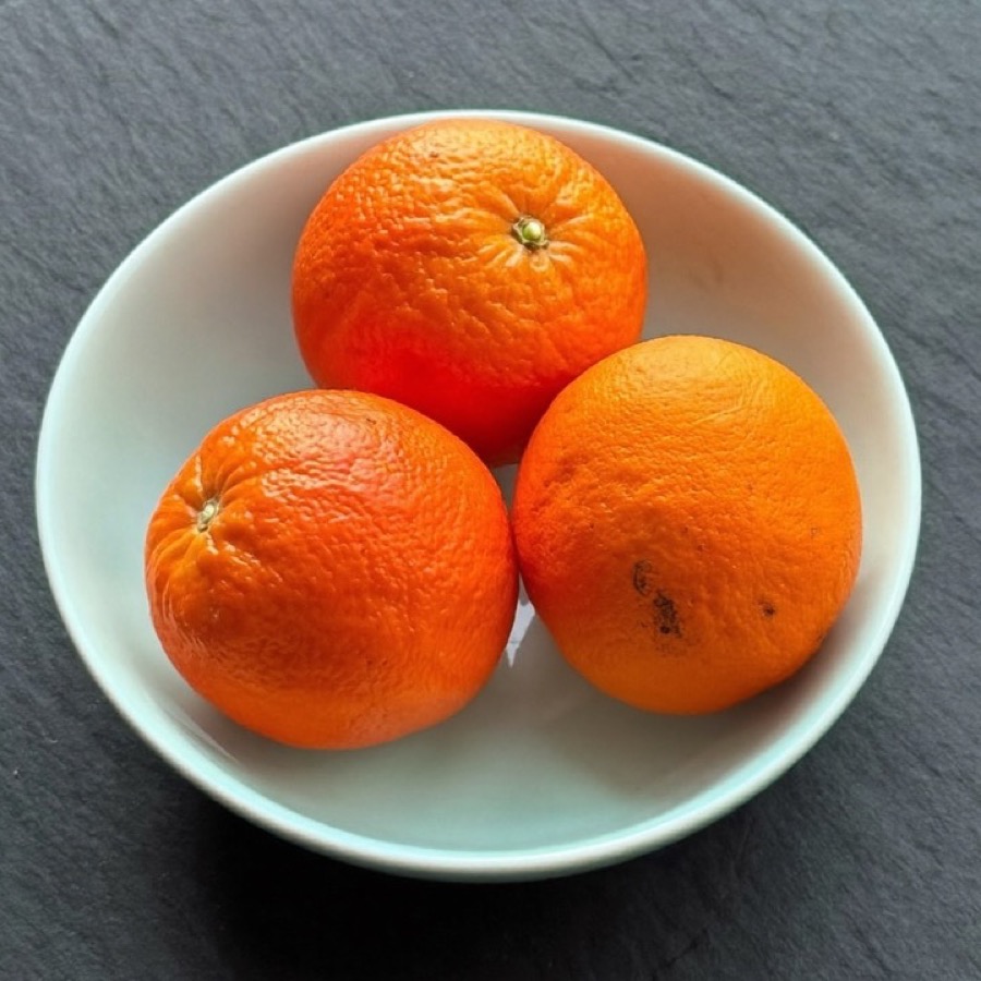 A bowl of oranges within reach, for an article on how to increase willpower by changing what is nearest