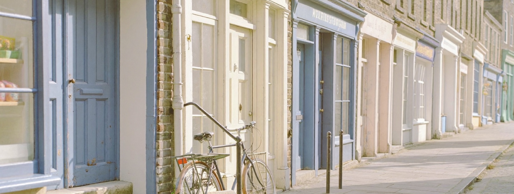 A high street of small offices, where many independent financial advisers work