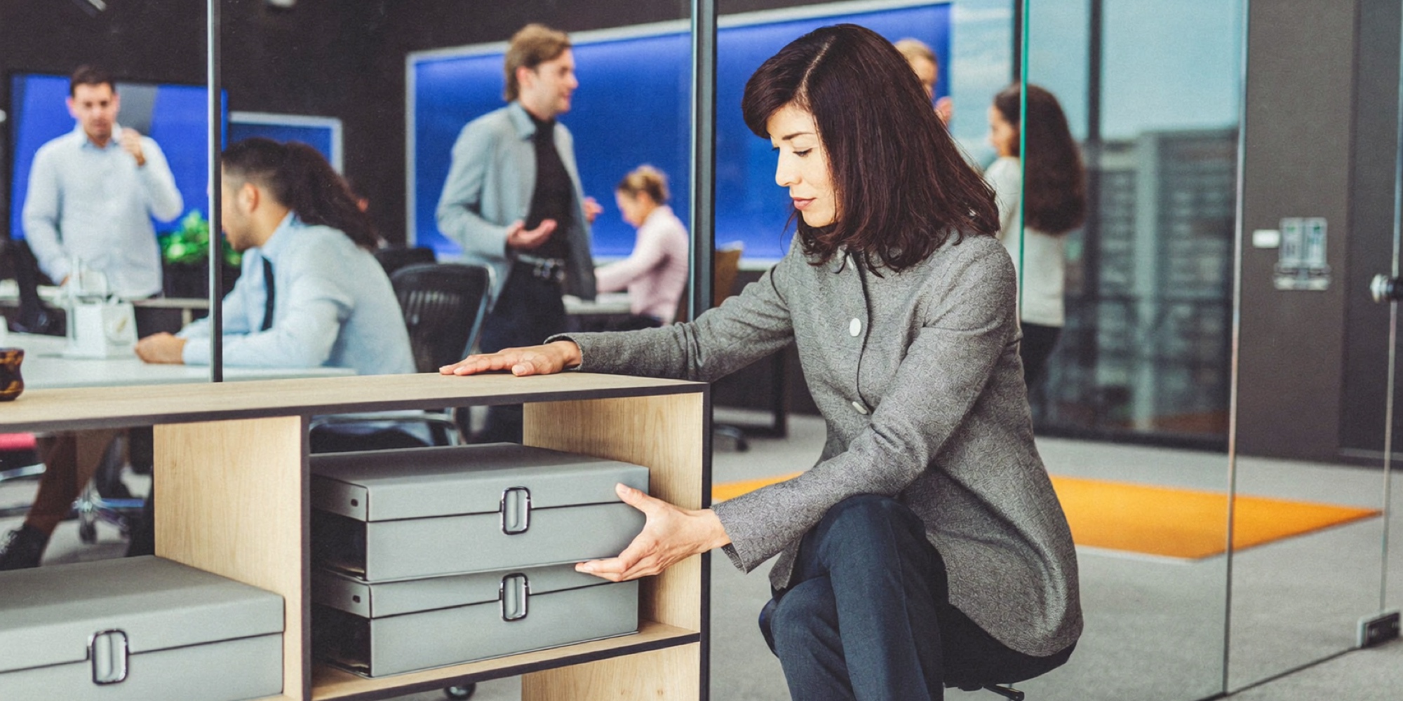 An executive moving projects off the table, the second list in practice