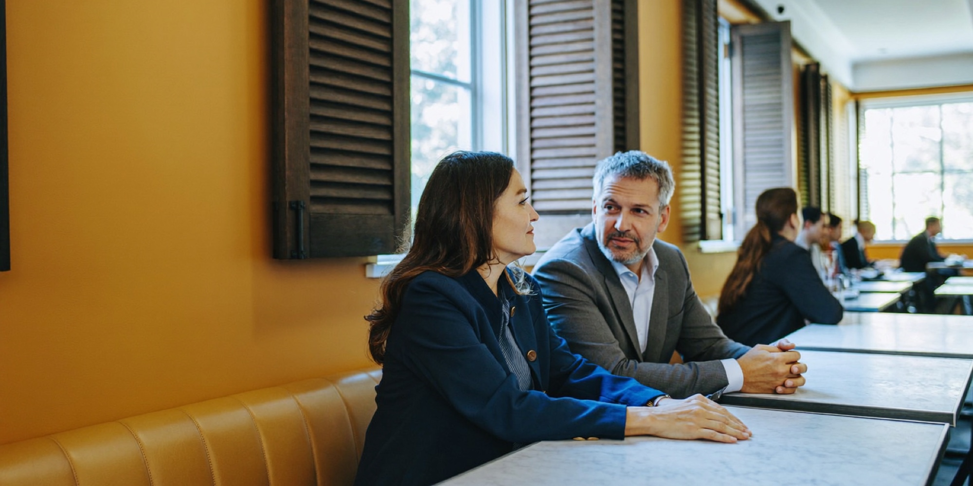 Two partners working through a disagreement until both positions are on the table