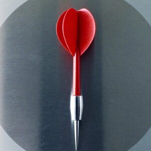 A single dart, accuracy measured rather than assumed