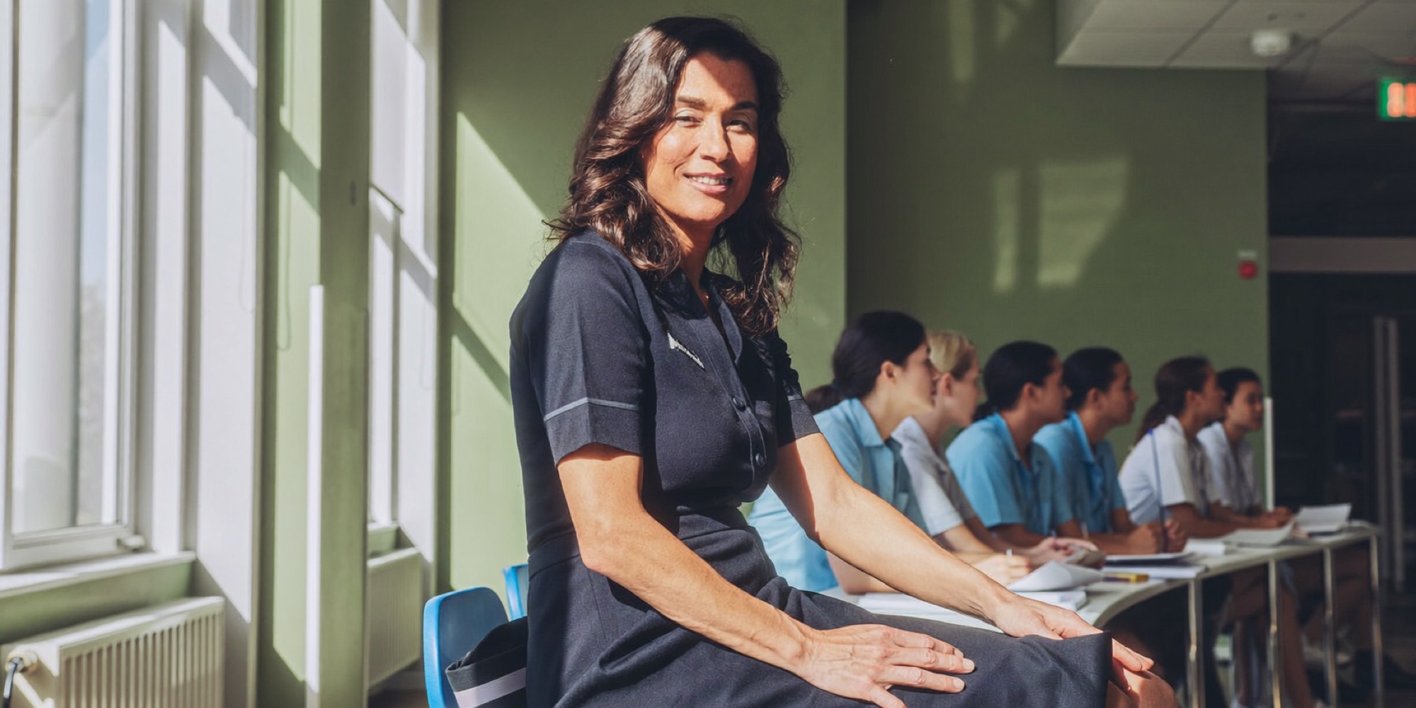 A former nurse manager leading training in her new role